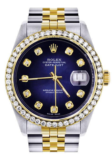 diamond rolex mens watch